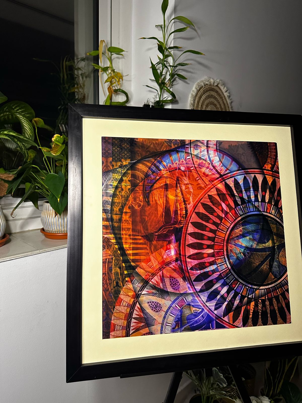 Abstract colorful painting